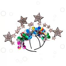 2025新年元旦跨年晚会舞会帽子NEW YEAR头饰发箍学校公司活