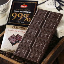 斯巴达克黑巧克力俄罗斯排块纯可可脂糖苦网红零食品批发