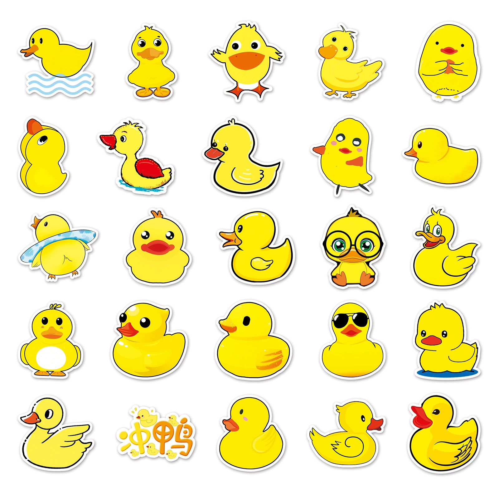 B.Duck, мультяшный милый чемодан, ноутбук, велосипед, светоотражающие водонепроницаемые украшения, защита автомобиля