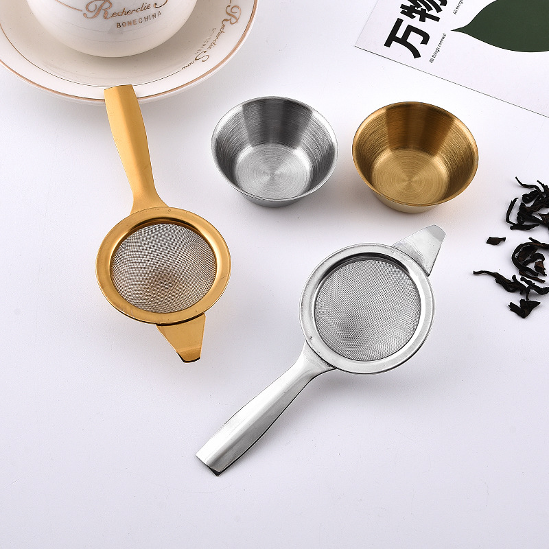 Stainless steel double -ear tea leaks thick duckbill tea filter 304…