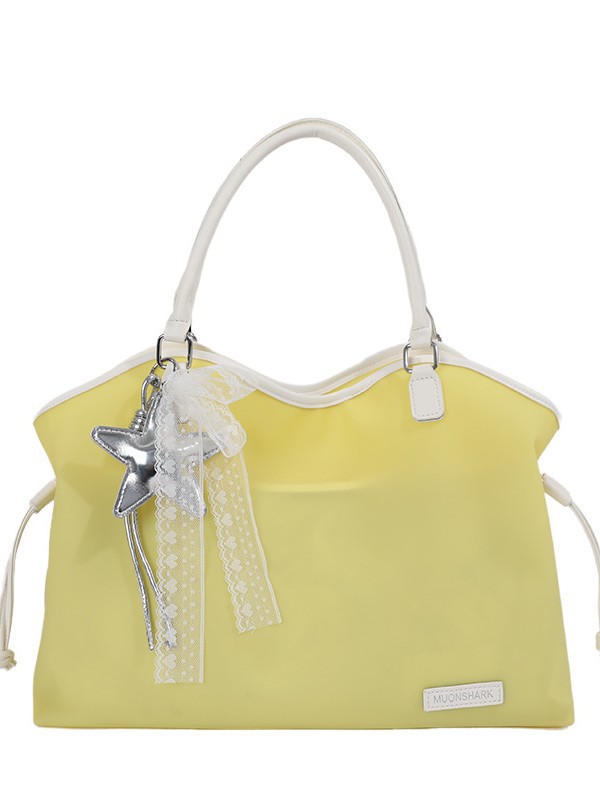 Bolsa de gelatina de gran capacidad para mujeres 2026 verano nuevo estilo coreano de moda bolso de hombro axilar de viaje bolsa de ocio