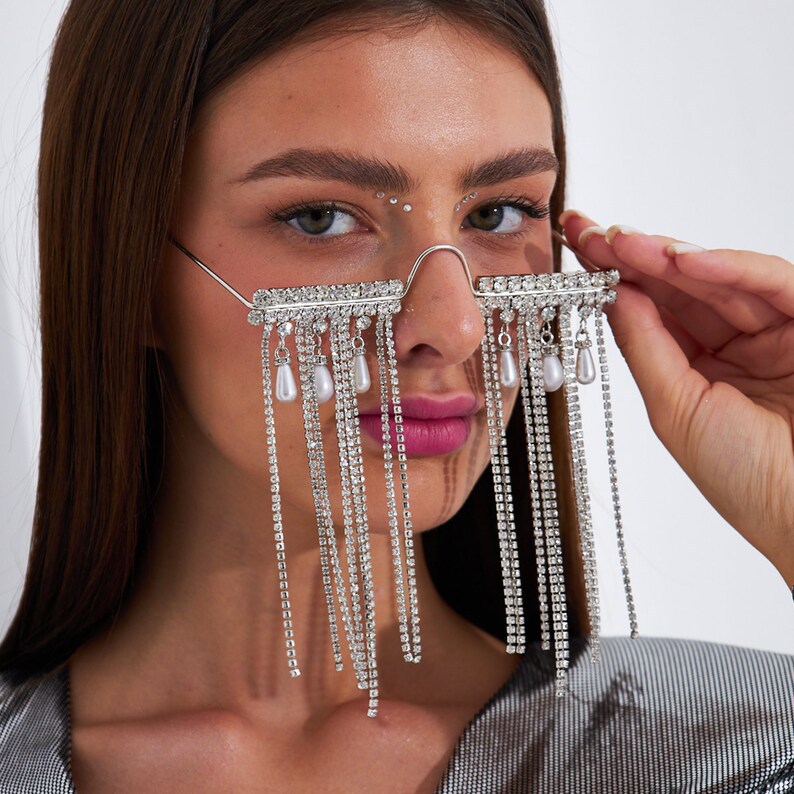 Nuevos marcos de gafas transfronterizos con bordas personales con marcos de gafas plegables de diamante accesorios de tendencia marcos de gafas