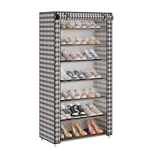 Shoe Rack Home Door Simple Shoe Cabinet Dustproof Multi-layer Dormitory  Fabric Simple Modern Storage Artifact