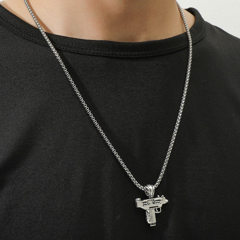 Ak47 Gun Pendant Necklace Fashion Jewelry For Men And Women_voghion.com