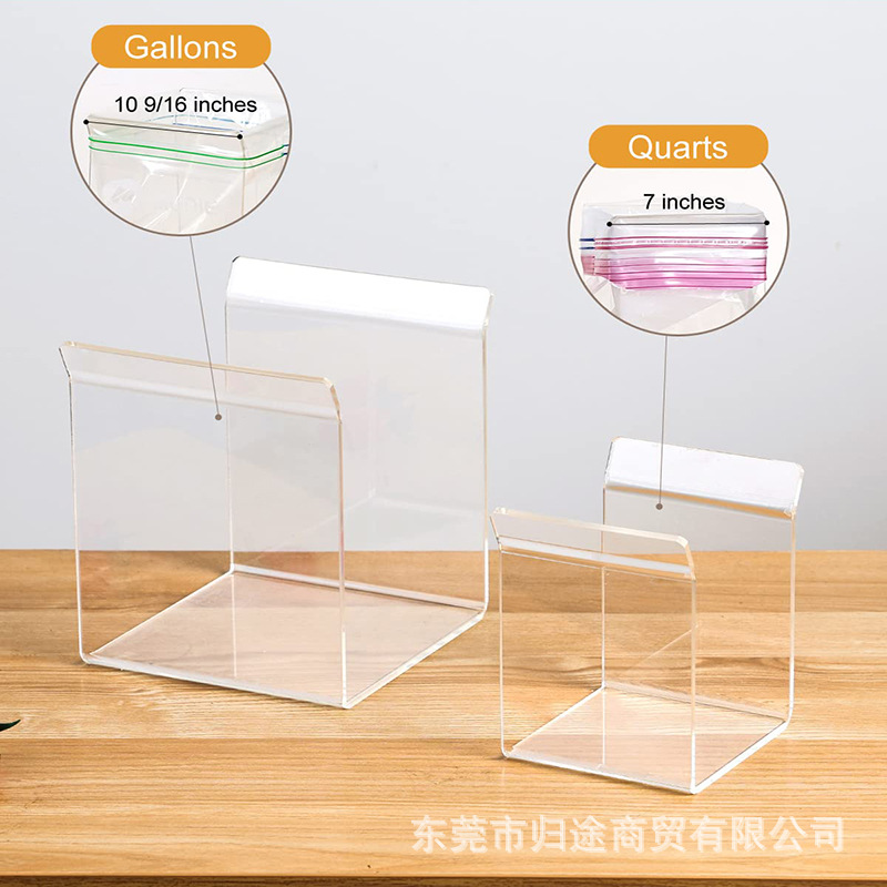 ZiplockBagHolder bag holder food storage bag holder leftovers stuffed zipper freezer bag holder storage 3
