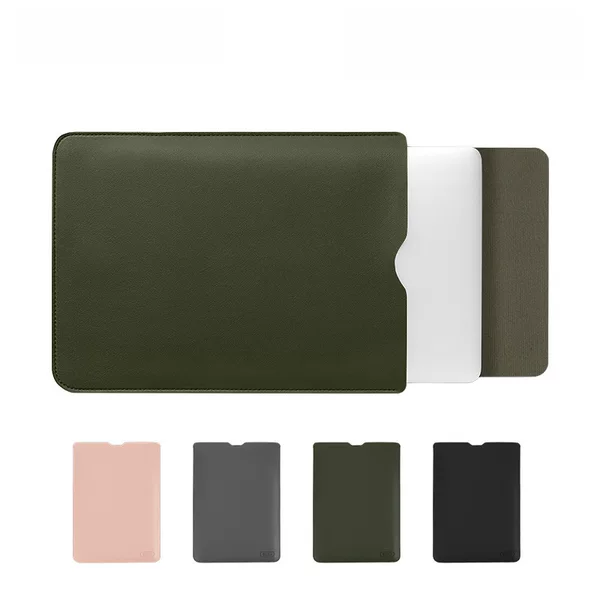 BUBM solid color lightweight portable laptop tablet waterproof wear-resistant non-slip PU14 inch mouse liner bag