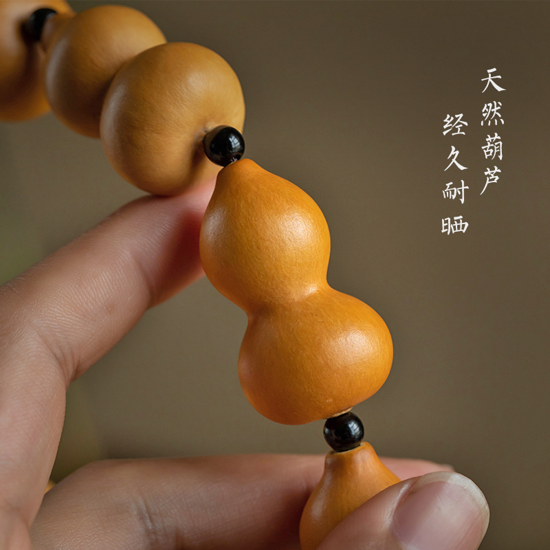 天然のヒョウタンの車のバックミラーのペンダント|undefined