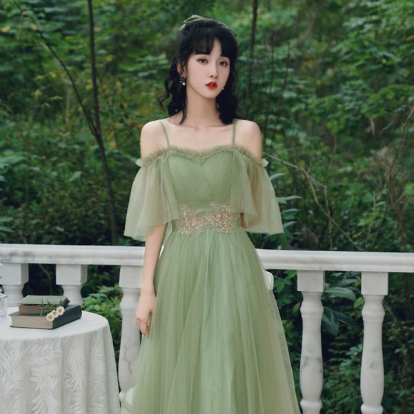 Green, long, mid-length