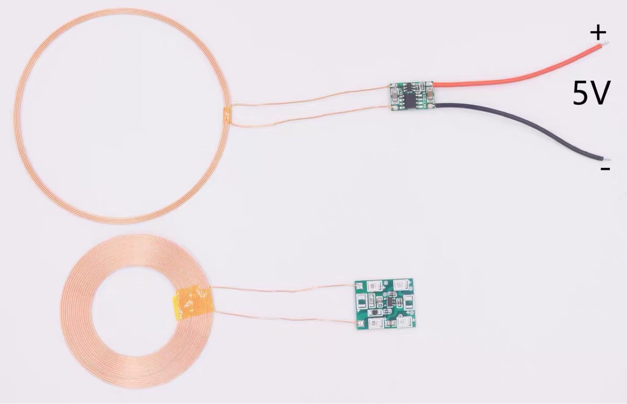 20~90mm远距离七彩变色无线供电模块无线充模块自主研发