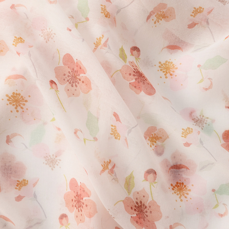 2022 estilo coreano Venta caliente fresco melocotón flor decorativa algodón y lino sentir bufanda simple todo partido borla bufanda viaje chal