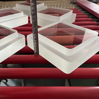 70mm 80mm加厚耐高温高硼硅玻璃 超厚台阶钢化玻璃