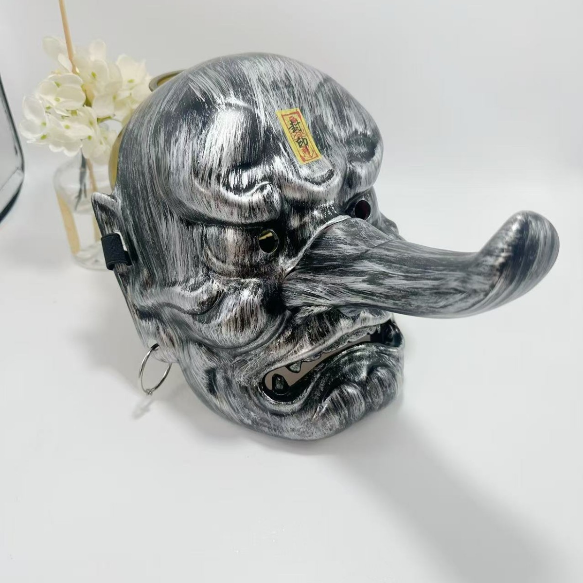 2026 estilo japonés máscara de fantasma resina ABS adornos de regalo adornos elementos culturales populares image 9