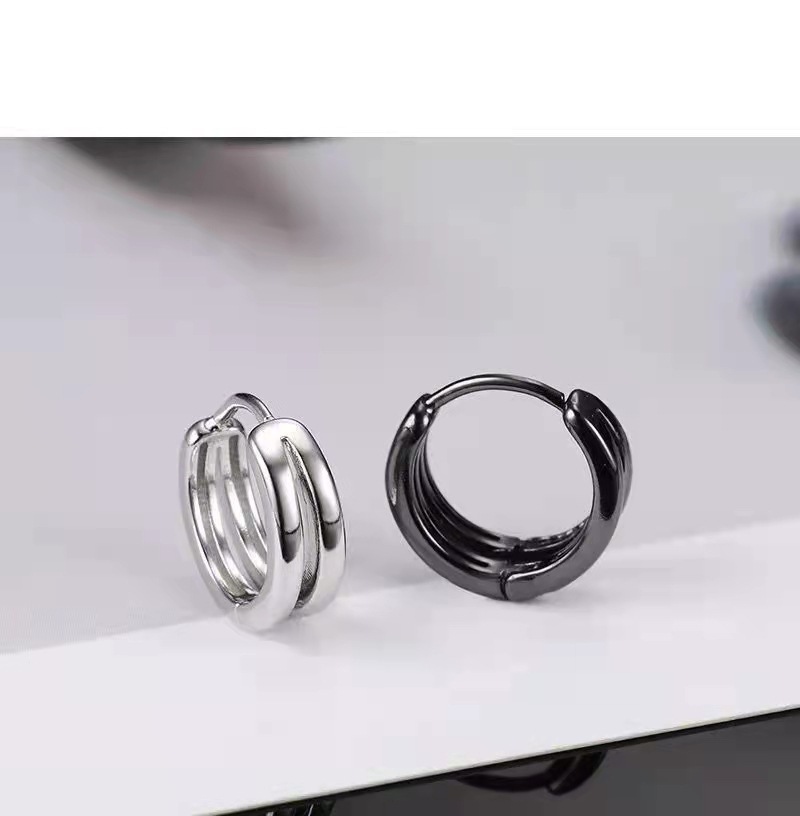 智贝详情图_5镂空双环耳扣男潮个性冷淡风耳钉网红痞帅百搭饰品