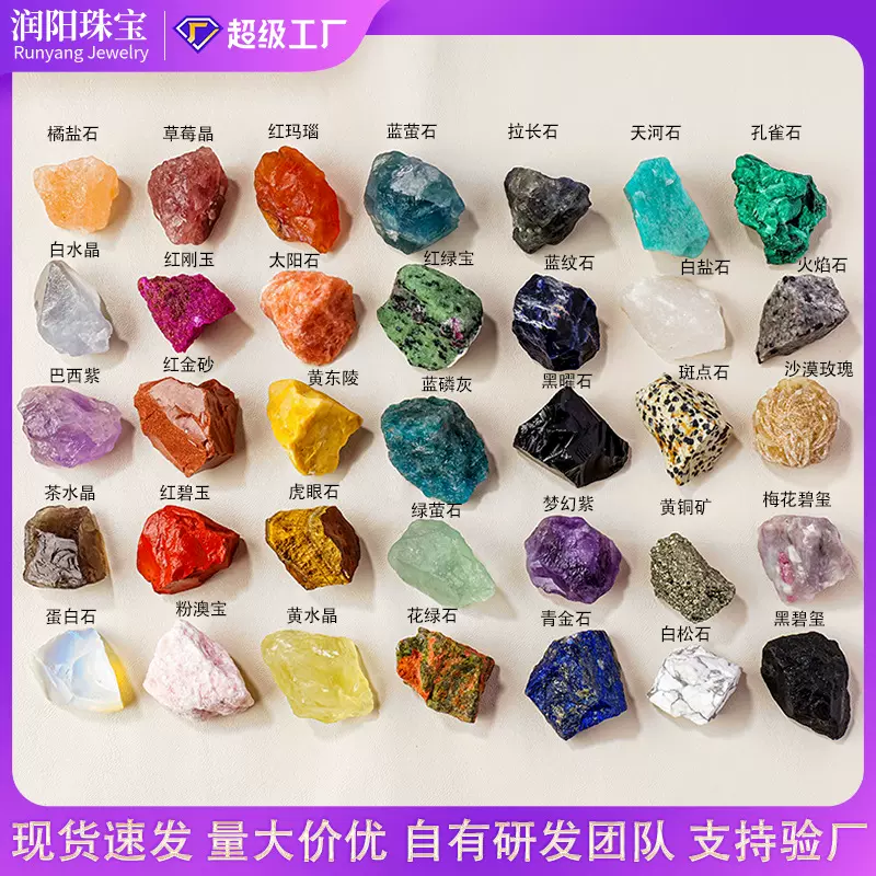 Factory Wholesale Natural Crystal Raw Stones, White, Purple, and Yellow Quartz Aroma Diffuser Stones, Agate Aroma Stones, Crystal Demagnetizing Stones, Decorative Pie