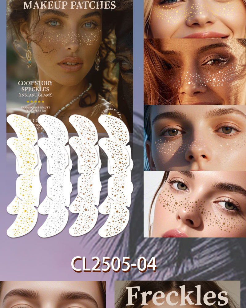 19g Weight Freckle Patch Event & Party Supplies 1 Set Quantity Party Occasion Paper Material Star Pattern Star Paper Tattoos & Body Art 1 Set 9