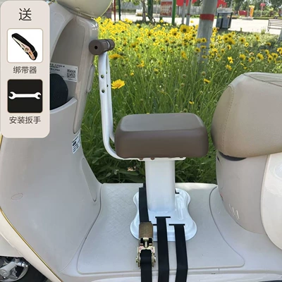 Other vehicle seats: adjustable height child seat, front-mounted - 818-coffee-colored-fixed-armrests