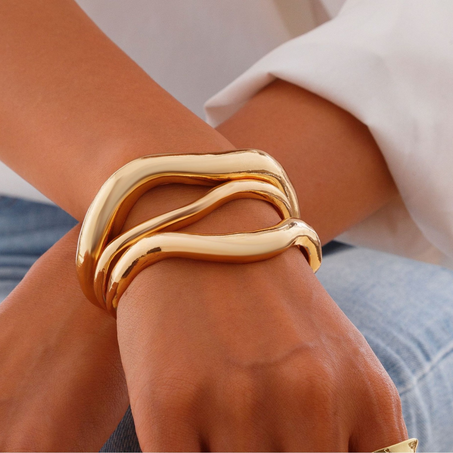 Minimalist Stackable Ring Set With Cubic Zirconia For Women_voghion.com
