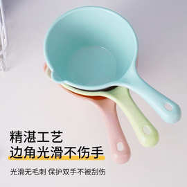塑料加厚水瓢 厨房长柄水勺 沐浴水舀儿童宝宝洗澡瓢舀子水舀批发