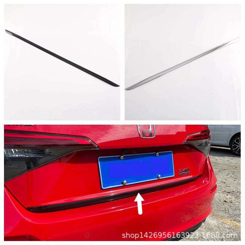 11-е поколение 22 Civic задняя дверная отделка модифицирована для Honda CIVIC багажник с блестками задняя нижняя отделка M