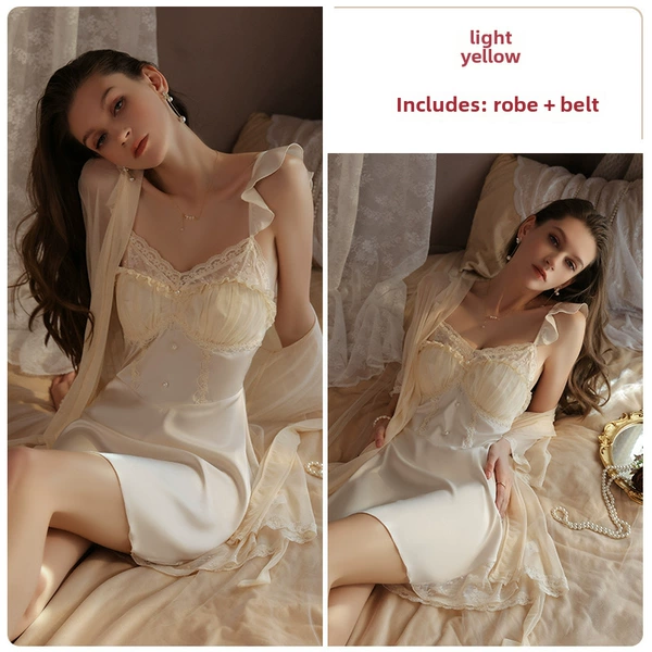 3952 shallow yellow (robe+belt)