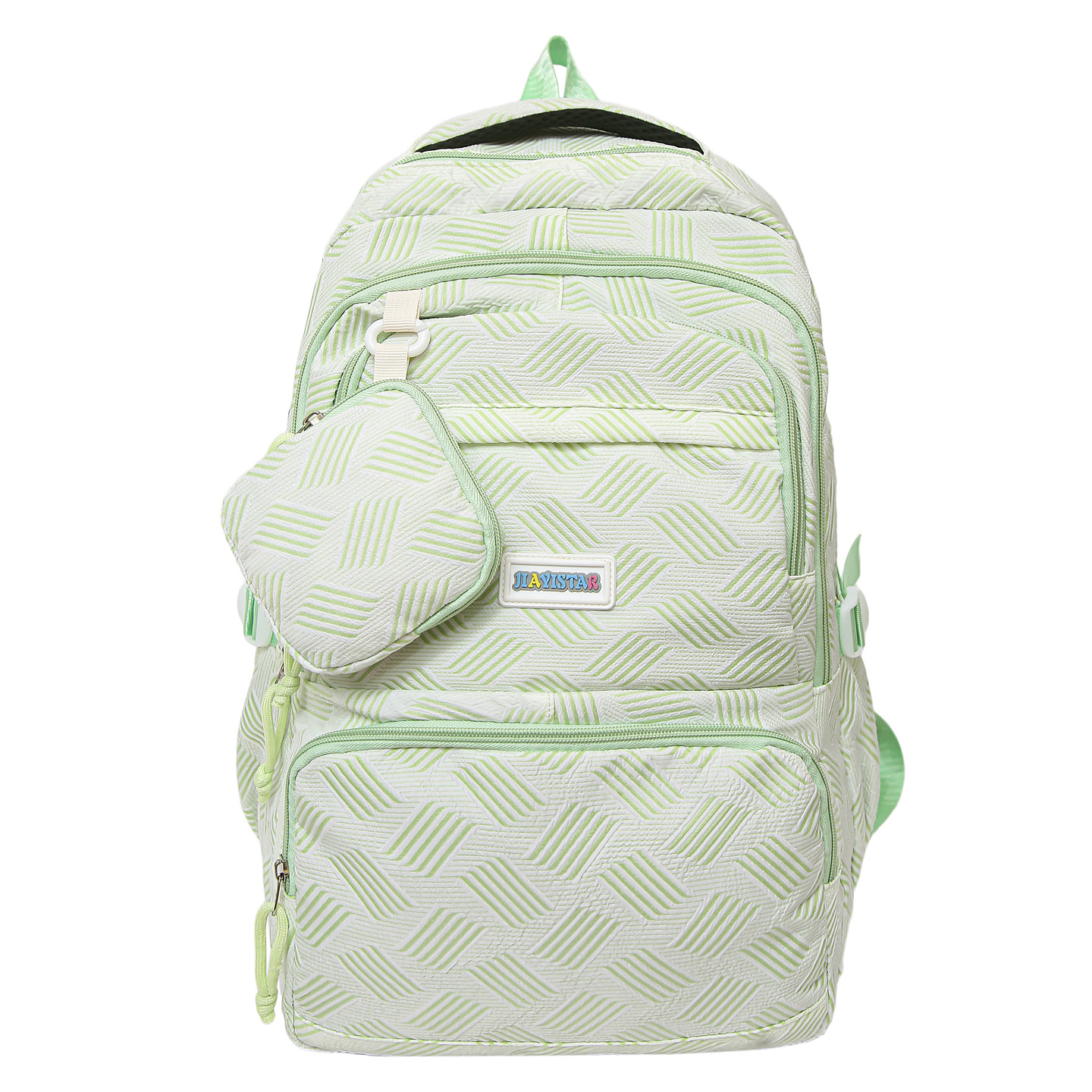 Mochila ligera de gran capacidad JIAYISTAR nueva moda mochila casual simple, alta belleza, mochila universal image 6