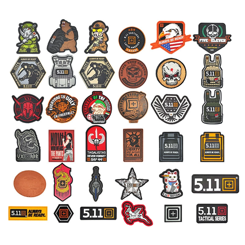 Глава 511 Мораль Волшебная наклейка ПВХ клейкая печать 3D трехмерная вогнутая мягкая резиновая повязка рюкзак тактический армейский фанатский значок