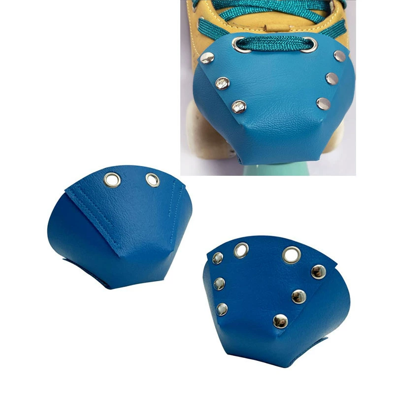 Кожаные коньки носок защитный чехол роликовые коньки носок защитный чехол кожаный чехол для обуви роликовые коньки чехол для ног