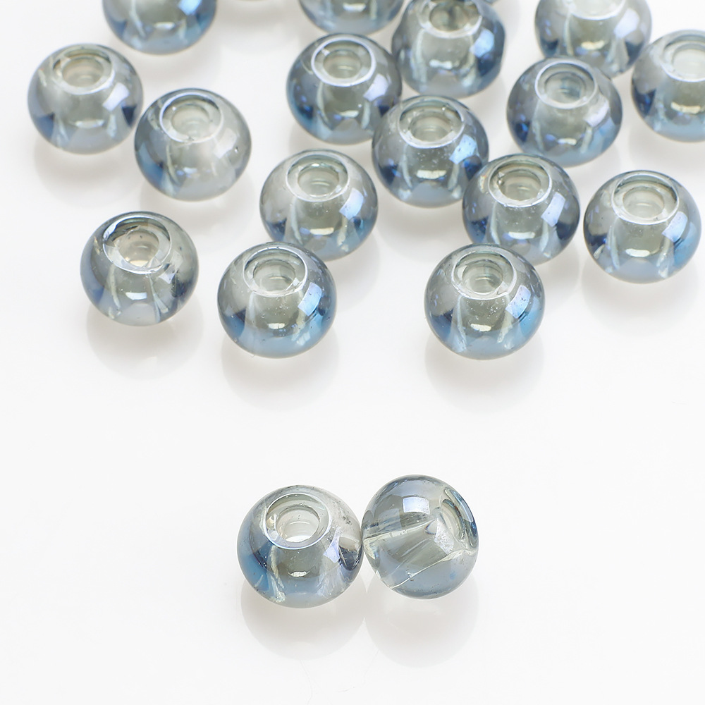 50 PCS/Package 8 * 10mm Hole 3~3.9mm Glass Round Beads display picture 10