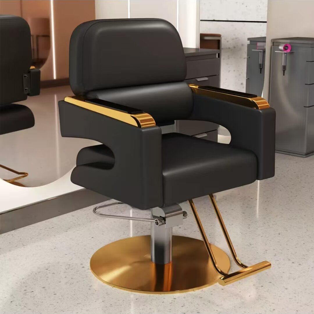 Sillón de peluquería, sillón de salón moderno, sillón de peluquería sencillo, sillón para cortar el pelo, sillón especial para permanente y tinte de salón, sillón de salón de belleza, uso comercial de alta gama.