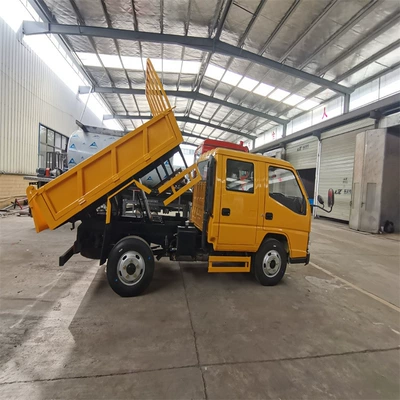 2-Ton Double-Row Truck Factory Direct Sales Jiangling Dump Truck Blue Plate Jmc Dump Truck Ready for Export Can Be Paid in Installments