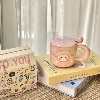&Pink Expression Lamb (Cup[]Lid[]Spoon[]Cute Portable Gift Box)[]