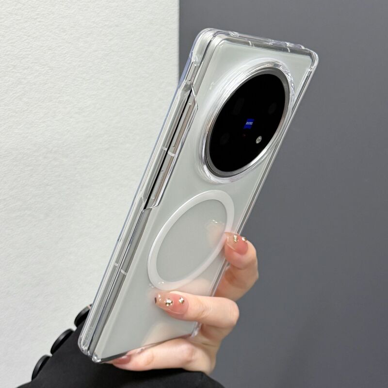 Suitable for Vivoxfold6/5 Mobile Phone Case Findn6 Huawei Matex7/X6 Magnetic Suction Honor Magicv6 Transparent Suitable for Vivoxfold6/5 Mobile Phone Case Findn6 Huawei Matex7/X6 Magnetic Suction Honor Magicv6 Transparent