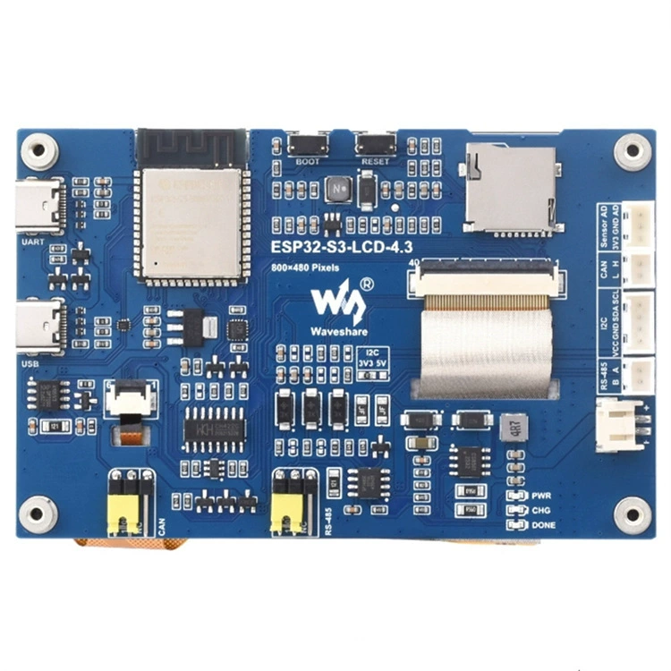 ESP32-S3-Touch-LCD-4.3 Панель разработки с емкостным сенсорным экраном LX7 двухъядерный процессор WiFi Bluetooth
