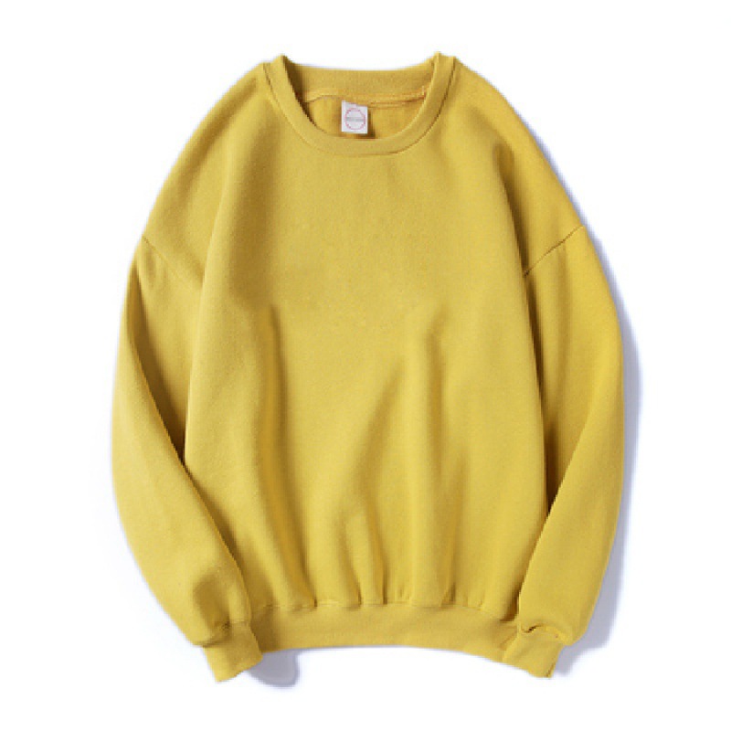 Comercio exterior al por mayor en stock más tamaño 200kg hermana gorda suelta cuello redondo coreano color sólido hombres y mujeres pareja suéter ins moda