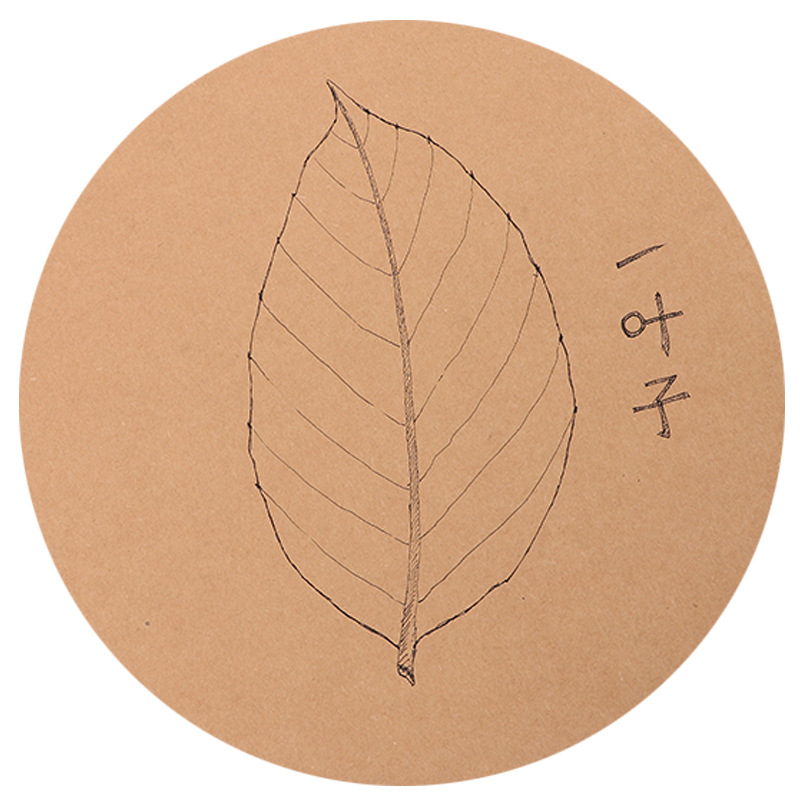 圆形牛白黑白底图