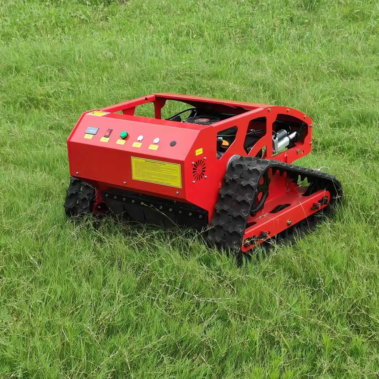源头厂家智能遥控割草机 550型公园绿化除草机 果园履带式剪草机