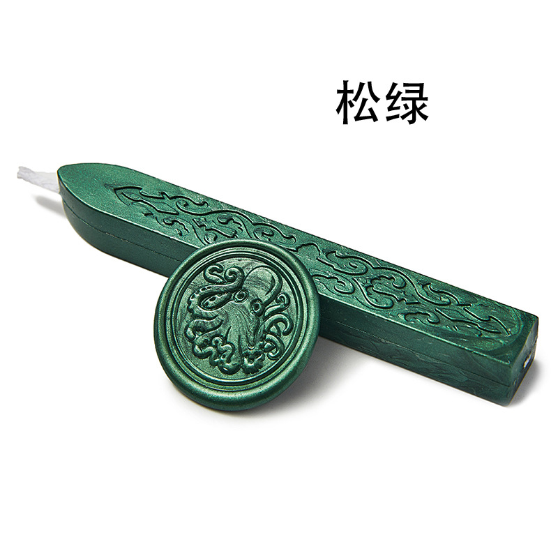 Tira de cera de sello de laca de fuego 42 cinta de plomo tira de cera de sellado sobre sello de regalo con núcleo patrón de flecha de laca de fuego cera de laca de fuego