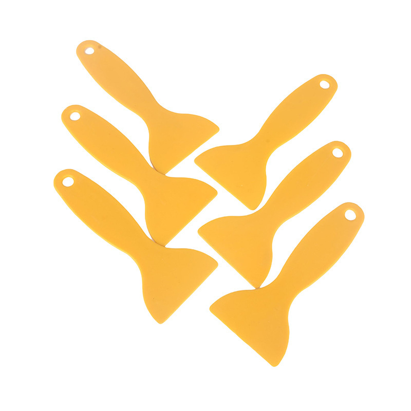 plastic triangular sticker