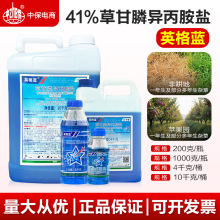 华星英格蓝草甘膦异丙胺盐非耕地苹果园杂草草甘磷农药除草剂