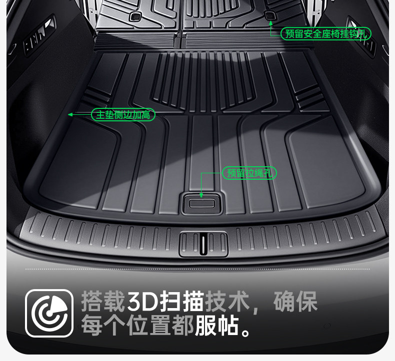 Suitable for the 2026 new model of the Ideal L6, TPE new generation integrated trunk mat, modified floor mat accessories