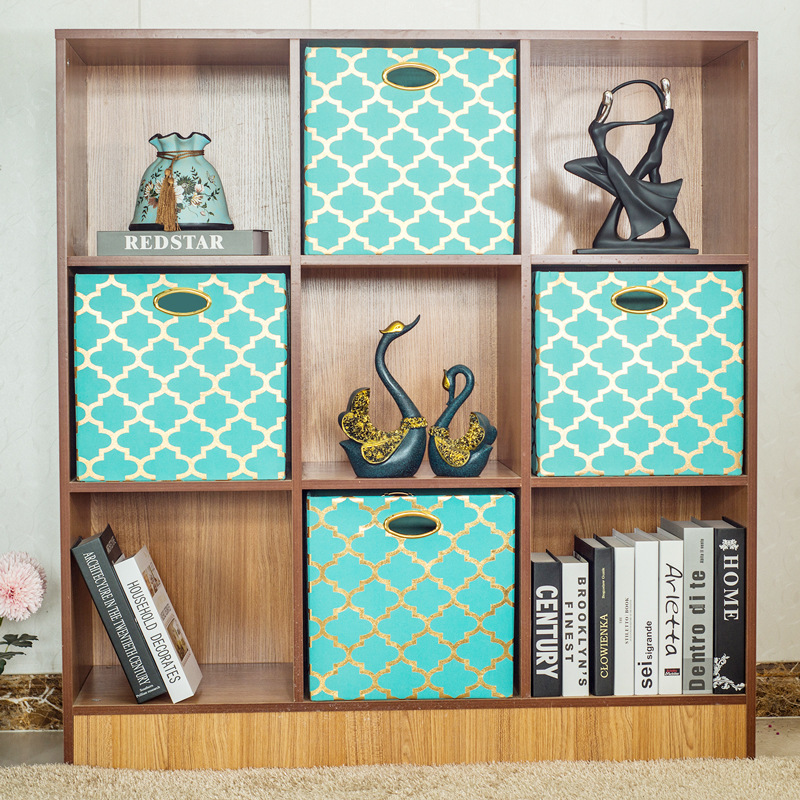 源头工厂日式衣柜棉麻布艺收纳盒家用衣物整理收纳箱可折叠储物箱