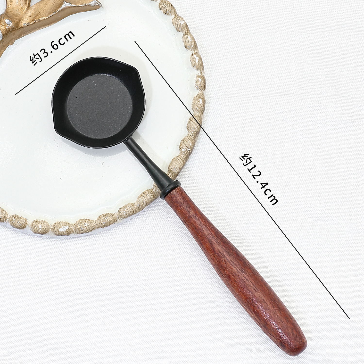 Cuchara antiadherente para sellos de cera, cuchara de fondo plano antiadherente para derretir cera, fácil de limpiar, se utiliza con horno de fusión, cuchara antiadherente.