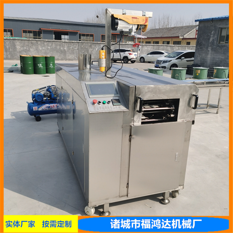 薄脆油炸流水线 麻油小金丝馓子油炸机 挂条式蝶形馓子油炸机