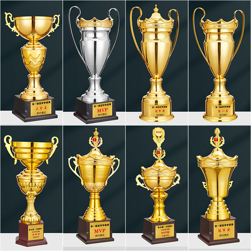 Oro plata cobre metal gran trofeo baloncesto competencia deportes reunión escuela creativa gran partido de Fútbol personalizado medalla grande