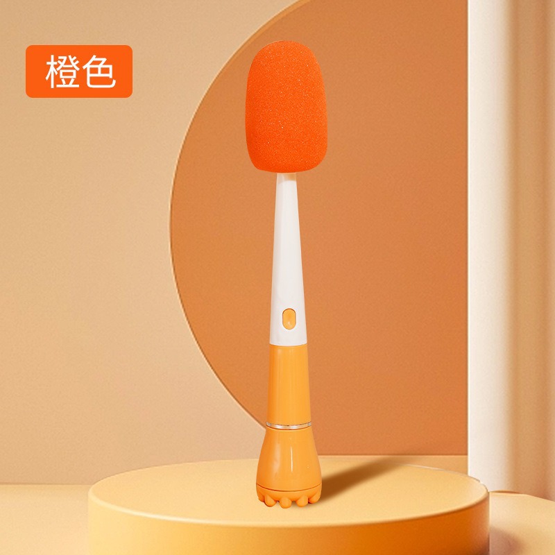 Hogar multi-funcional botella boca taza cepillo de lavado mango largo zanahoria taza cepillo extraíble tres en uno biberón pezón cepillo de limpieza