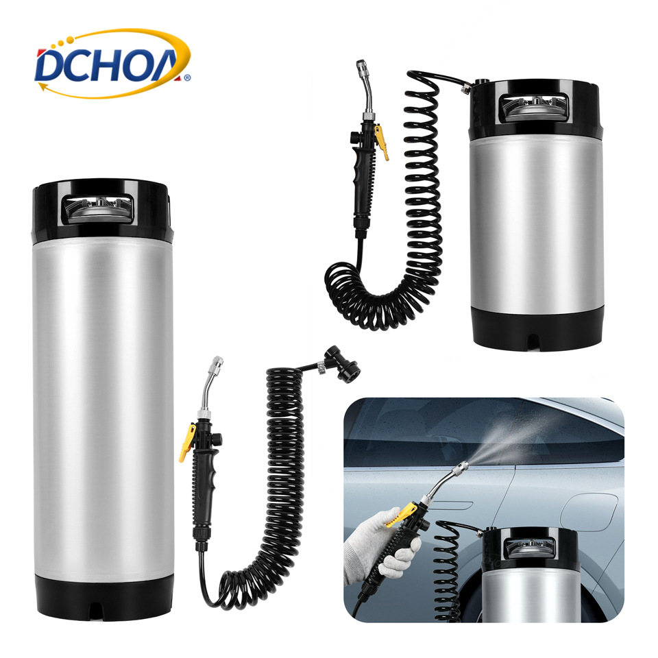 Car Cleaning Tools High Pressure Watering Can Transparent Film Construction Pressure Spray Can Car Washer