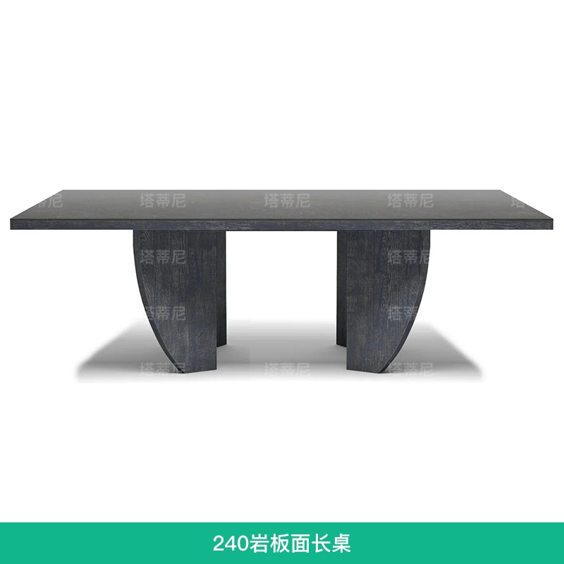 Mesa y silla al aire libre patio chalet tabla de madera larga impermeable alojamiento residencial terraza jardín al aire libre combinación de mesa de comedor de madera maciza casual