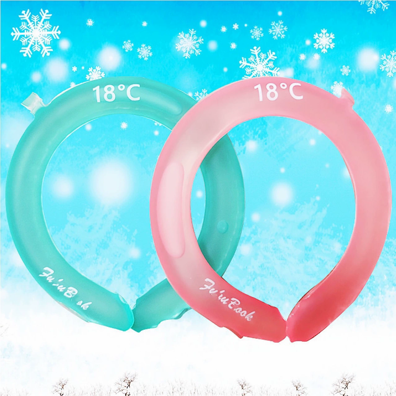 Надувной TPU охлаждающий ошейник холодная шея охлаждающая шея холодная шея кольцо холодная шея