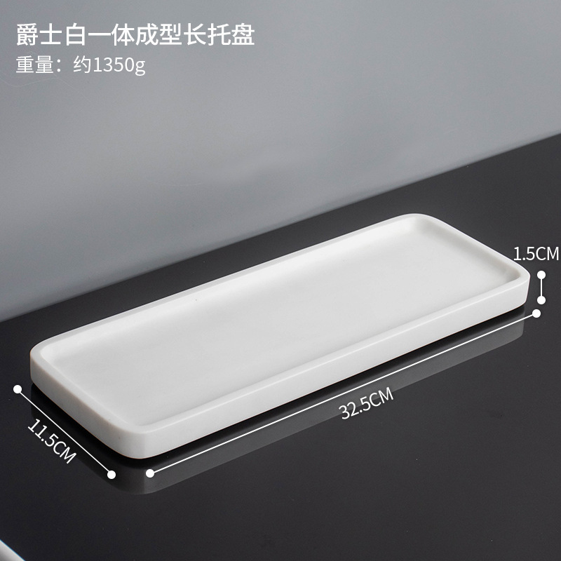 Bandeja larga de una pieza