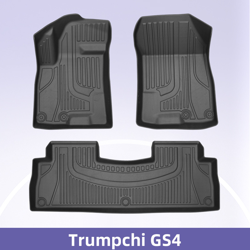 Aplicable a GAC GS4 2020 - 2023 3D todo el tiempo material TPE almohadilla de pie de automóvil almohadilla de suelo antisucio